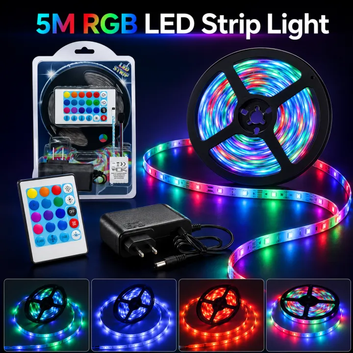 RGB LED Strip Light Set